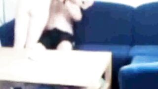 Sister-in-law caught fucking on the couch