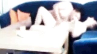 Sister-in-law caught fucking on the couch