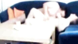 Sister-in-law caught fucking on the couch