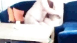 Sister-in-law caught fucking on the couch