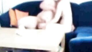 Sister-in-law caught fucking on the couch