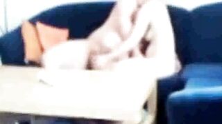Sister-in-law caught fucking on the couch