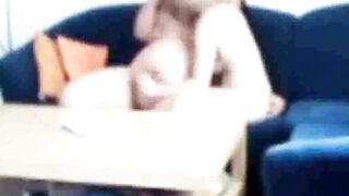 Sister-in-law caught fucking on the couch