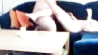 Sister-in-law caught fucking on the couch
