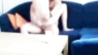 Sister-in-law caught fucking on the couch