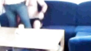 Sister-in-law caught fucking on the couch
