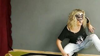 Lady Kara - Choking Fun in Combat Boots