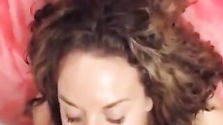 POV Amateur with Big Natural Tits & Cumshot