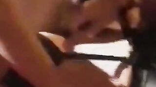 Gangbang in Adult Cinema: Big Tits Amateur Creampied by Many