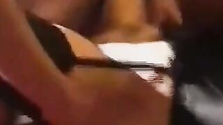 Gangbang in Adult Cinema: Big Tits Amateur Creampied by Many