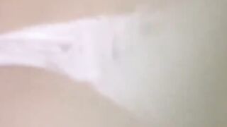 Voyeur cam records a Japanese babe shaving her bush