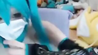 Miku Hatsune Asian Amateur Webcam Show