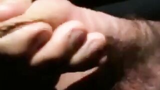 Homemade Masturbation: Cumming in Foreskin 2