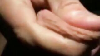 Homemade Masturbation: Cumming in Foreskin 2