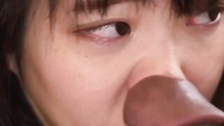 Japanese Housewife Gets Facial From Big Black Cock UNCENSORED Kotsue Minami