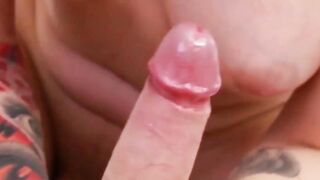 TranssexualNetwork.com - Cassidy Quinn's tattooed body in deepthroat blowjob