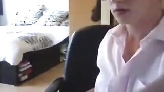 Big Shot Amateur Twink Masturbating on Webcam
