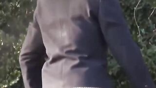 Hidden cam catches Japanese babes squatting to piss outdoors