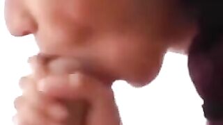 Latina GF Blowjob & Cumshot with Big Cock