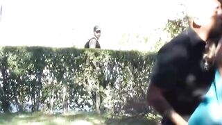 Blonde Public Humiliation and Fucking
