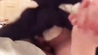 Asian Crossdresser Cums During Sex