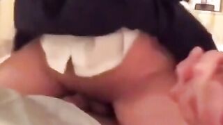 Asian Crossdresser Cums During Sex