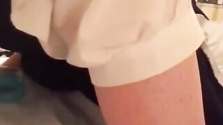 Asian Crossdresser Cums During Sex