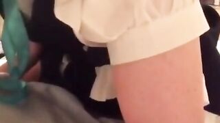 Asian Crossdresser Cums During Sex