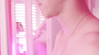 Gorgous TS blonde anal fucked by her army lover