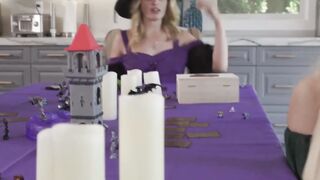 Soaked teen blonde fucked by stepmoms TS friends