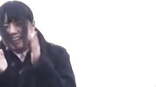 Lucky voyeur watches a group of ladies pissing in nature