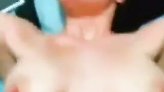 Amateur Couple's CIM Webcam Show - Big Tit Babe