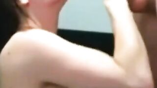 Amateur Couple's CIM Webcam Show - Big Tit Babe