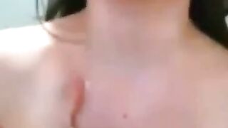 Amateur Couple's CIM Webcam Show - Big Tit Babe