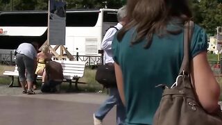Public Bus Gangbang and Orgasms