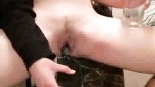 Arab nextdoor Nadia toys with hairbrush handle