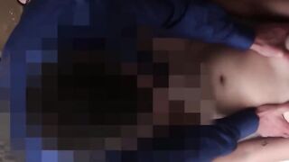 Officer pounds Violet Rain's ass from behind with his dick
