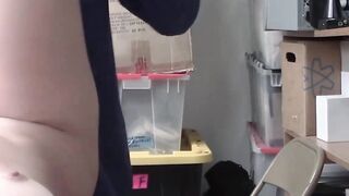 Officer pounds Violet Rain's ass from behind with his dick