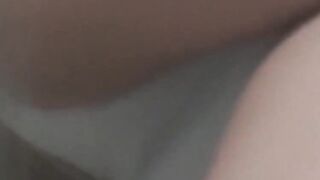 Beauty fingers herself while the voyeur watches closely