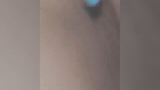 Beauty fingers herself while the voyeur watches closely