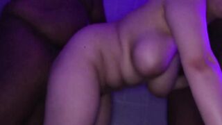 Busty Japanese MILF Fucks BBCs In Shower