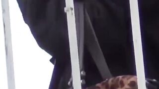 Alluring Japanese women filmed topless in public