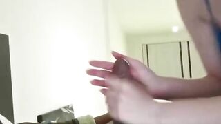 Short hair redhead suck cock and takes hard BBC pounding