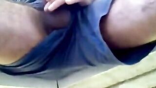 Bear Daddy Cums Hard From Handjob