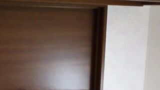 Lady captures golden piss in a container for voyeurs eyes