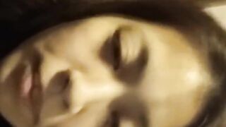 Witness nasty babe catch her piss in a clear container