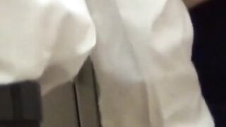 Camera catches Japanese hottie fucking wildly with her man