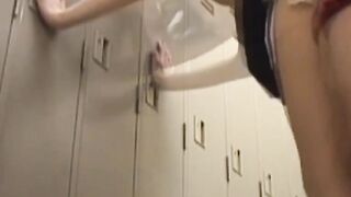 Camera catches Japanese hottie fucking wildly with her man