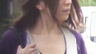Voyeur follows numerous babes to film outdoor peeing