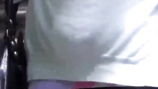 Voyeur follows numerous babes to film outdoor peeing